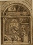Raimondi Marcantonio - Annunciazione (dalla serie: Vita della Vergine)